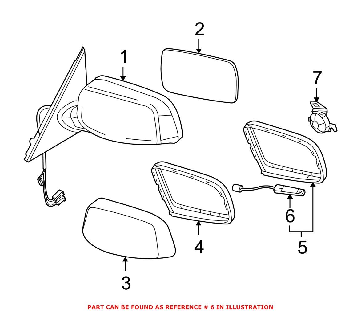 BMW Turn Signal Light Assembly - Driver Left 63316913277